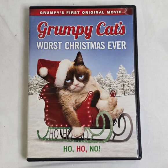 Grumpy Cat’s Worst Christmas Ever DVD (Holiday Comedy) - Picture 1 of 3